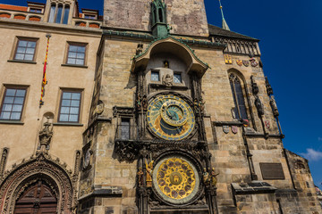 Obraz premium Astronomical clock in Prague