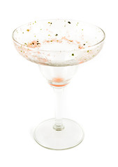 Dirty margarita glass