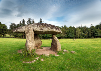 Spinster's Rock on Dartmoor