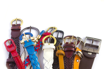 belt - woman accessories isolated on white
