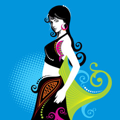 creative fashion beautiful women