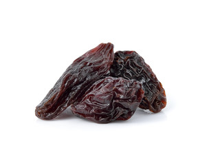 raisins isolated on white background