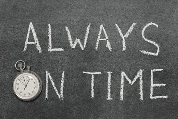 Fototapeta premium always on time