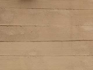 コテ跡の残る壁面