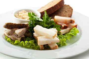 Lard with Bread