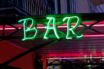 Bar in Mallorca - Neonschrift
