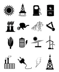 Industry icons set