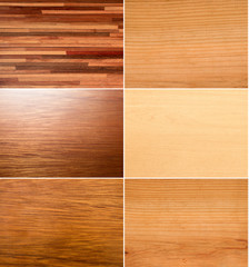 collection of real beautiful wooden textures