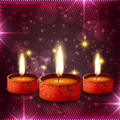 creative colorful diwali diya background