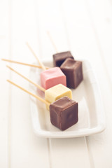 chocolate lollipos