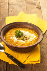 Pumpkin cream soup