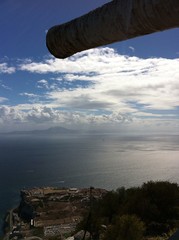 Blick auf den Europa Point auf Gibraltar