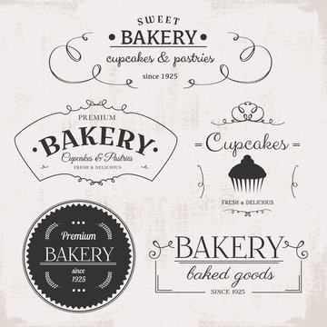 vintage bakery labels