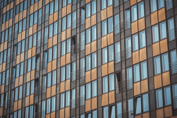 Facade of expensive hotel building. Background or texture