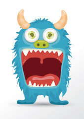 Cute monster cartoon