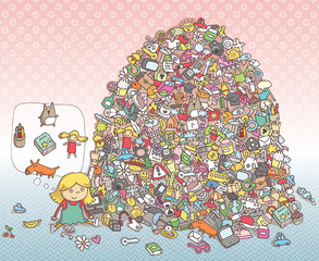 Find Objects Visual Game. Solution in hidden layer! © ivook