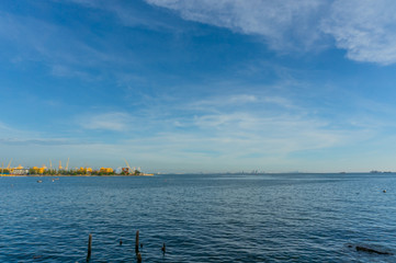 Naklejka premium Laem Chabang Shipyard, Chonburi province Thailand..