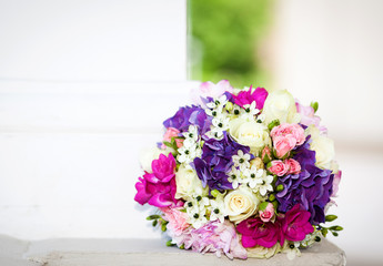 Beautiful wedding bouquet