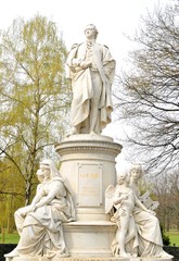 Goethe monument in Berlin, Germany