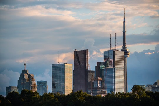 Toronto Skyline No Logos