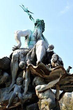 Neptun's fountain in Berlin, Germany