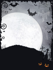 Spooky Halloween background