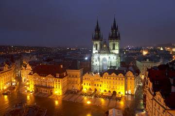 Fototapeta na wymiar Prague By Night