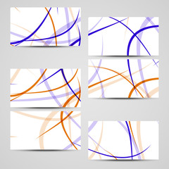 Vector business-card  set for your design