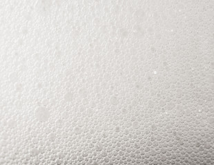 White foam
