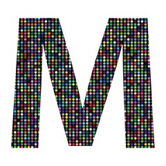 multicolor letter M