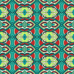 seamless geometry vintage pattern, ethnic style ornamental backg