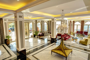 Luxury lobby for five stars hote