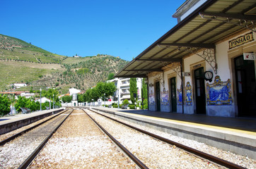 Fototapeta na wymiar Station of Pinhao village, Portugal