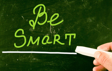 be smart concept