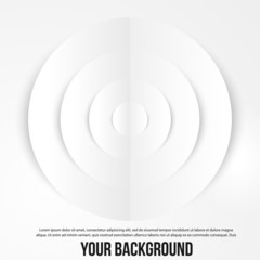 Vector abstract circles template. web design