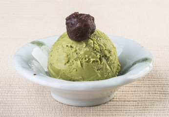 ice cream. Ice Cream Scoop on a background