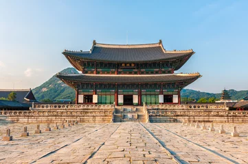 Stickers pour porte Lieux asiatiques Gyeongbokgung Palace