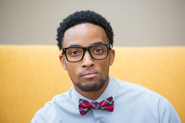 Confident nerd