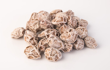 Salted Plum Tamarind Food Snack on a Background