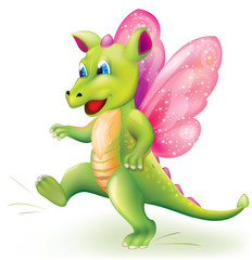 Cute little baby dragon