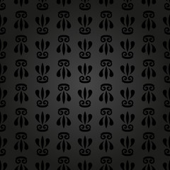 Damask Seamless  Pattern. Orient Background