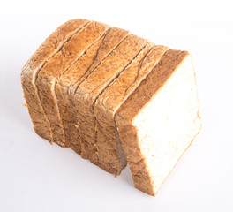 bread slice on a background