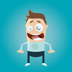 junge teenager cartoon lustig jugendlicher