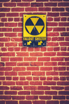 Nuclear Fallout Shelter Sign