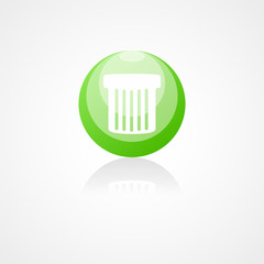 Trash can web icon