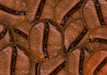 Coffee beans background