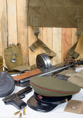 equipment of the Soviet soldier during World War II