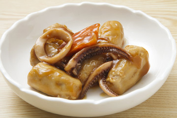 里芋といかの煮物