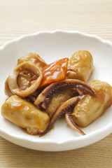 里芋といかの煮物
