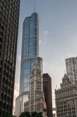 Fototapeta premium Chicago clock tower